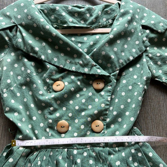 Handmade vintage 50s style dress size XS/S - Picture 2 of 8